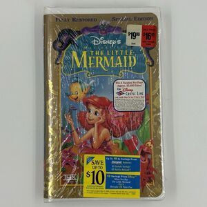 NEW Walt Disney's‎ The Little Mermaid VHS Special Edition Masterpiece Collection